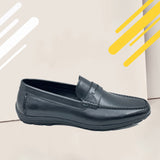 men leather loaf shoes